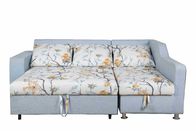 Hidden Storage Case Home Sofa Bed Waterproof Surfaces With Queen Size Mattress